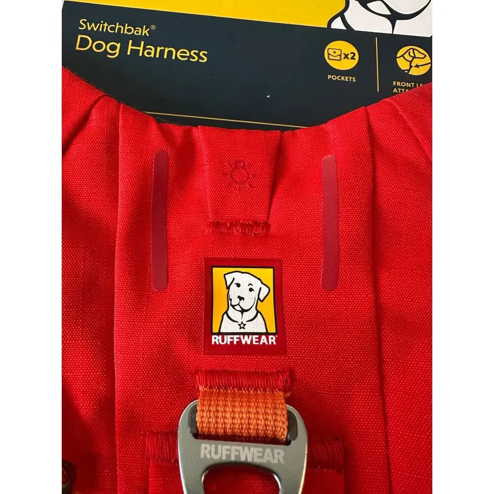 Ruffwear switchbak, dog harness XSsize red